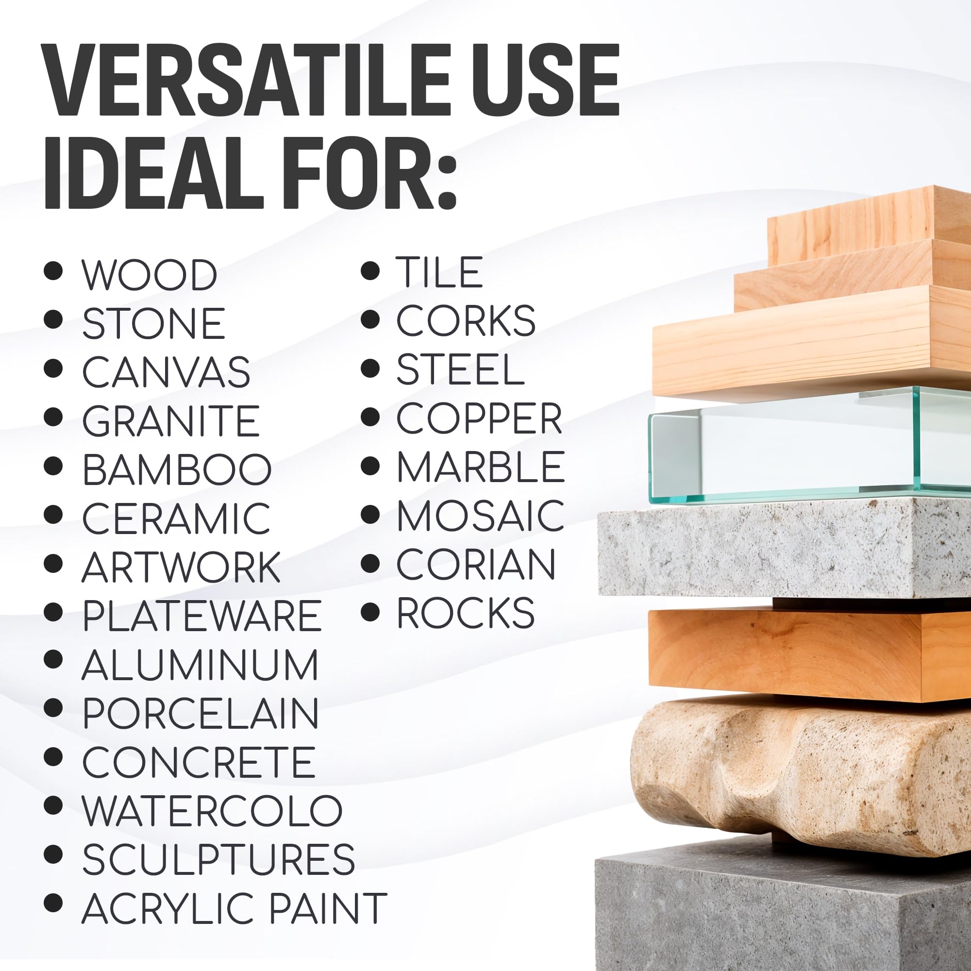 Epoxy Resin 16 Oz Kit – Low Viscosity, Clear High-Gloss Finish for Coating Wood, Concrete, Stone & More | Easy to Use, No Bubbles, Self-Leveling | Perfect for Arts & Crafts & More