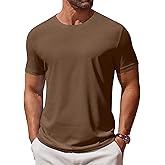 COOFANDY Men's T Shirt Short Sleeve Crew Neck T-Shirt Casual Summer Classic Basic Tee Shirts