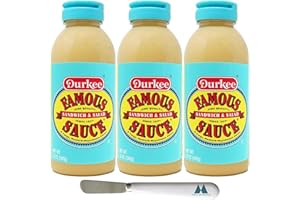 Durkee Famous Sandwich & Salad Sauce - 12 oz (Pack of 3) - Resealable Squeeze Bottles - With Stainless Steel Mighty Merchandise Spread Tool