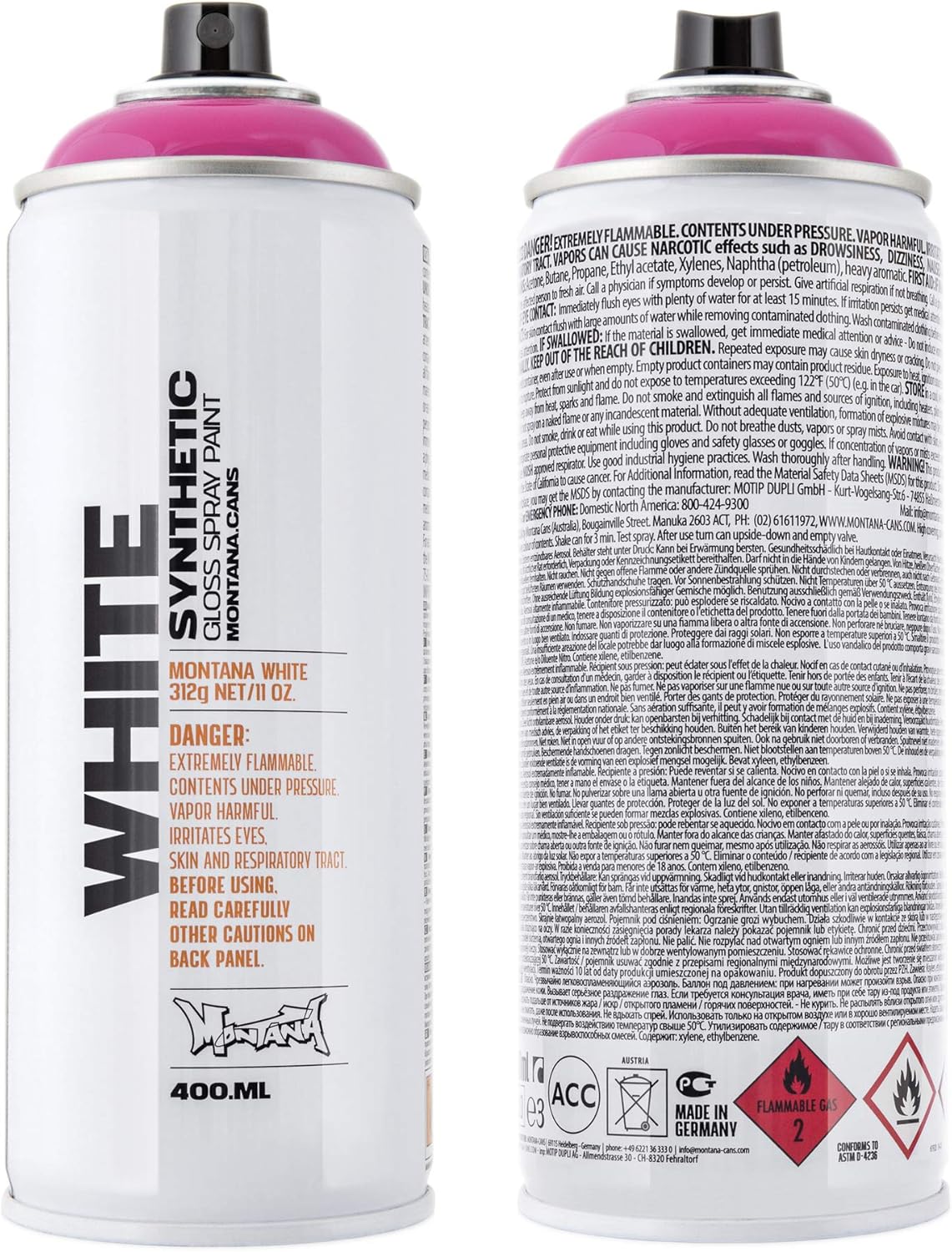 Montana Cans Spray Paint, 400ml, Fuchsia Amazon.ca Home & Kitchen
