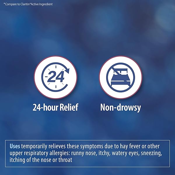 HEALTHA2Z® ALLERGY RELIEF | LORATADINE 10MG | ANTIHISTAMINE | NON-DROWSY | RELIEF FROM ITCHY THROAT, SNEEZING, RUNNY NOSES | 24-HOURS ALLERGY MEDICINE (300 TABLETS)