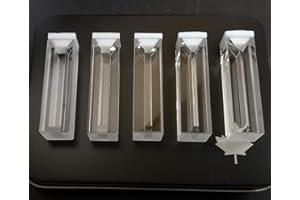 ALPHA NANOTECH INC. Alpha Nanotech UV Quartz Cuvettes with Microchambers (Chamber 4 mm Wide, 1.40 ml, 4 Polished Sides)