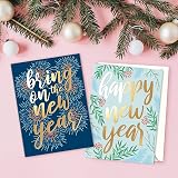 SWEETZER & ORANGE New Year Cards Set of 24 with Envelopes 300gsm 120gsm view 4