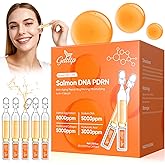Salmon DNA Serum, Anti-Wrinkle PDRN Serum, 8000ppm Salmon Egg Ampoule, Collagen, Glutathione, Niacinamide, Hyaluronic Acids, Vitamin E - Korea Skin Care for Anti-Wrinkle & Radiance, 0.05 fl.oz x 35e