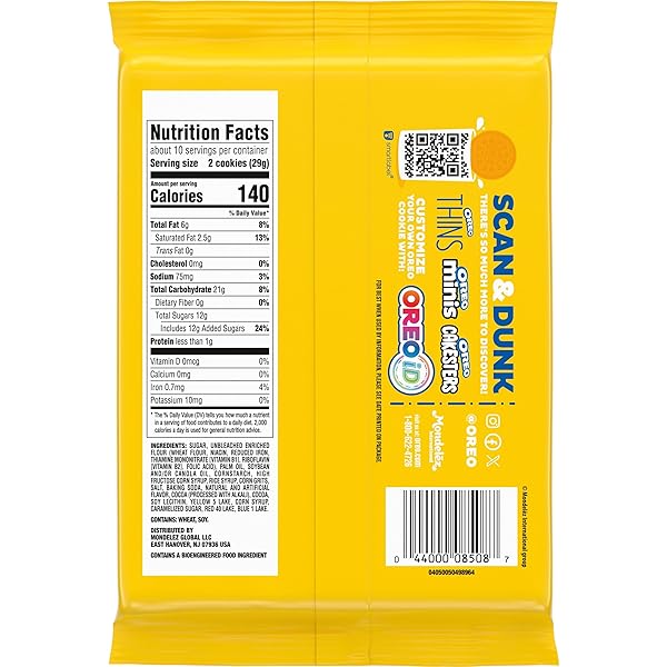 OREO COOKIE DOUGH CREME SANDWICH COOKIES, LIMITED EDITION, 10.68 OZ