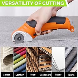 Cordless Electric Fabric Scissors, Power Rotary