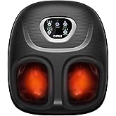 CuPiLo Foot Massager FSA Eligible HSA, 2026 Upgraded Feet Massager with Heat for Plantar Fasciitis Relief, 5 Levels Compression & Vibration Massage for Neuropathy, Birthday Day Gifts for Women Men