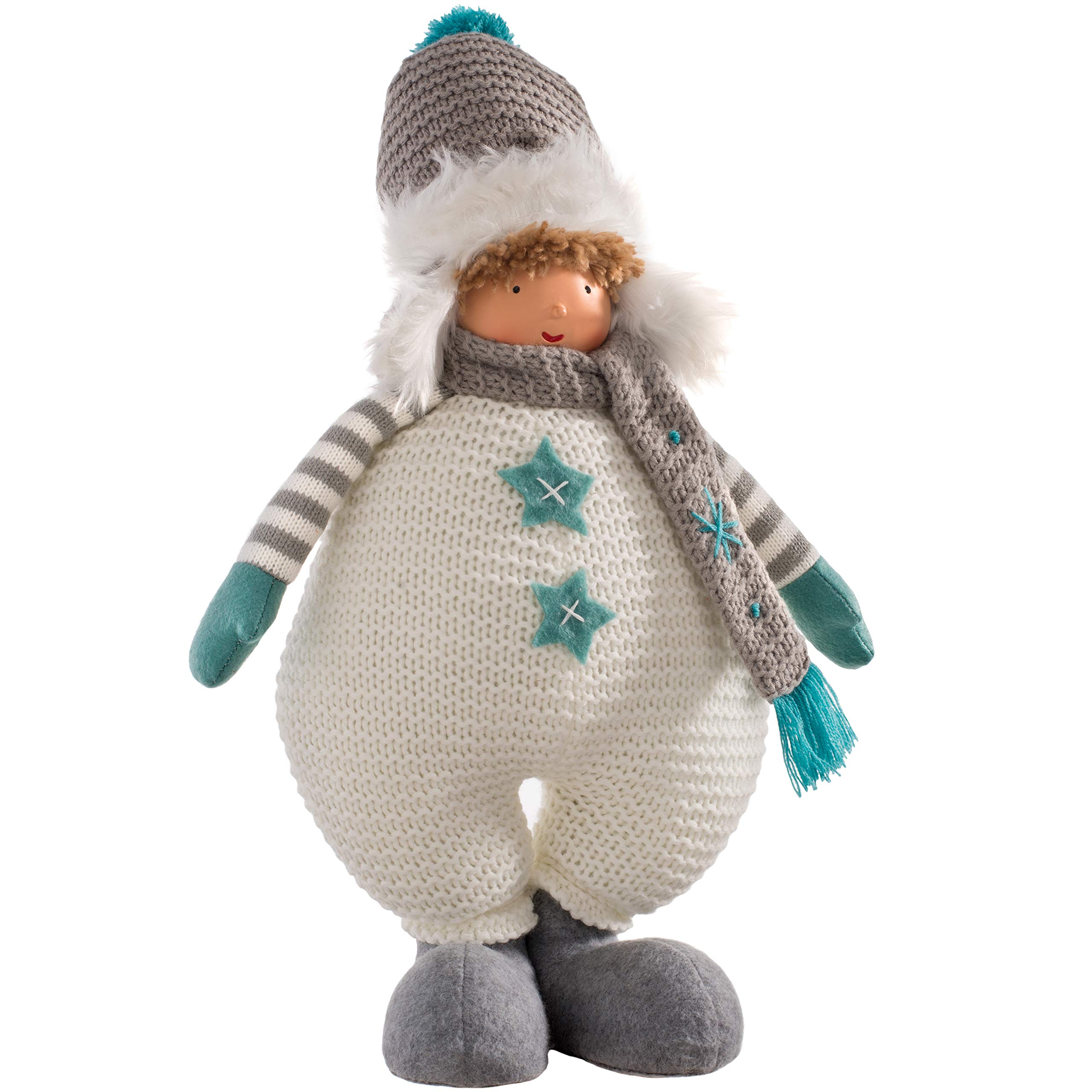 WeRChristmas Standing Christmas Boy Figurine, Multi-Colour, 44cm