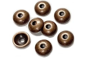 Heather's cf Copper Tiny Bead Caps Antique Silver Spacer Bead Caps Bali Style Mixed Tibetan Silver Flower Beads Caps for Bracelet Necklace Earrings Jewelry Making Supplies Findings 400Pcs