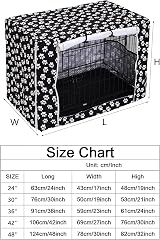 Pethiy Dog Crate Cover: Durable Polyester Universal Fit for 36 in Crates, Gray view 6