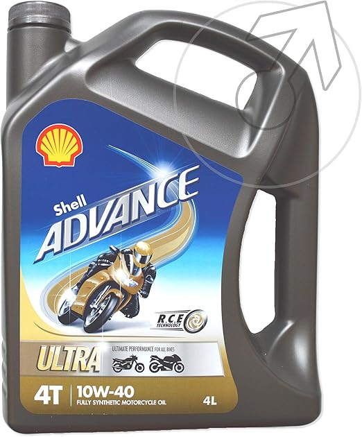 Shell Advance Ultra 4T 10w40 Performance Synthetic Bike Engine Oil 4