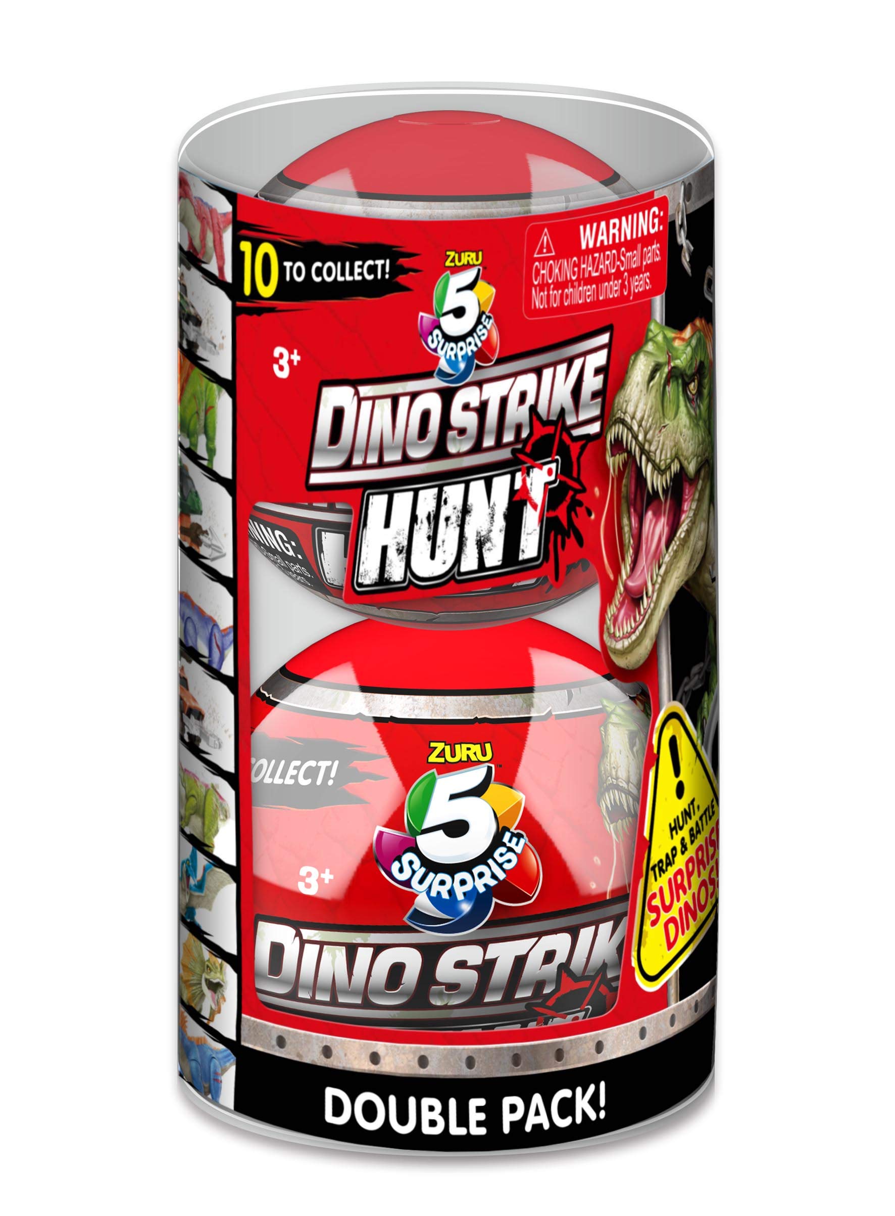 5 Surprise 77118 Dino Strike Hunt Series Age 3+ 3 (2 Pack) Dinosaur Mystery Capsule Collectible