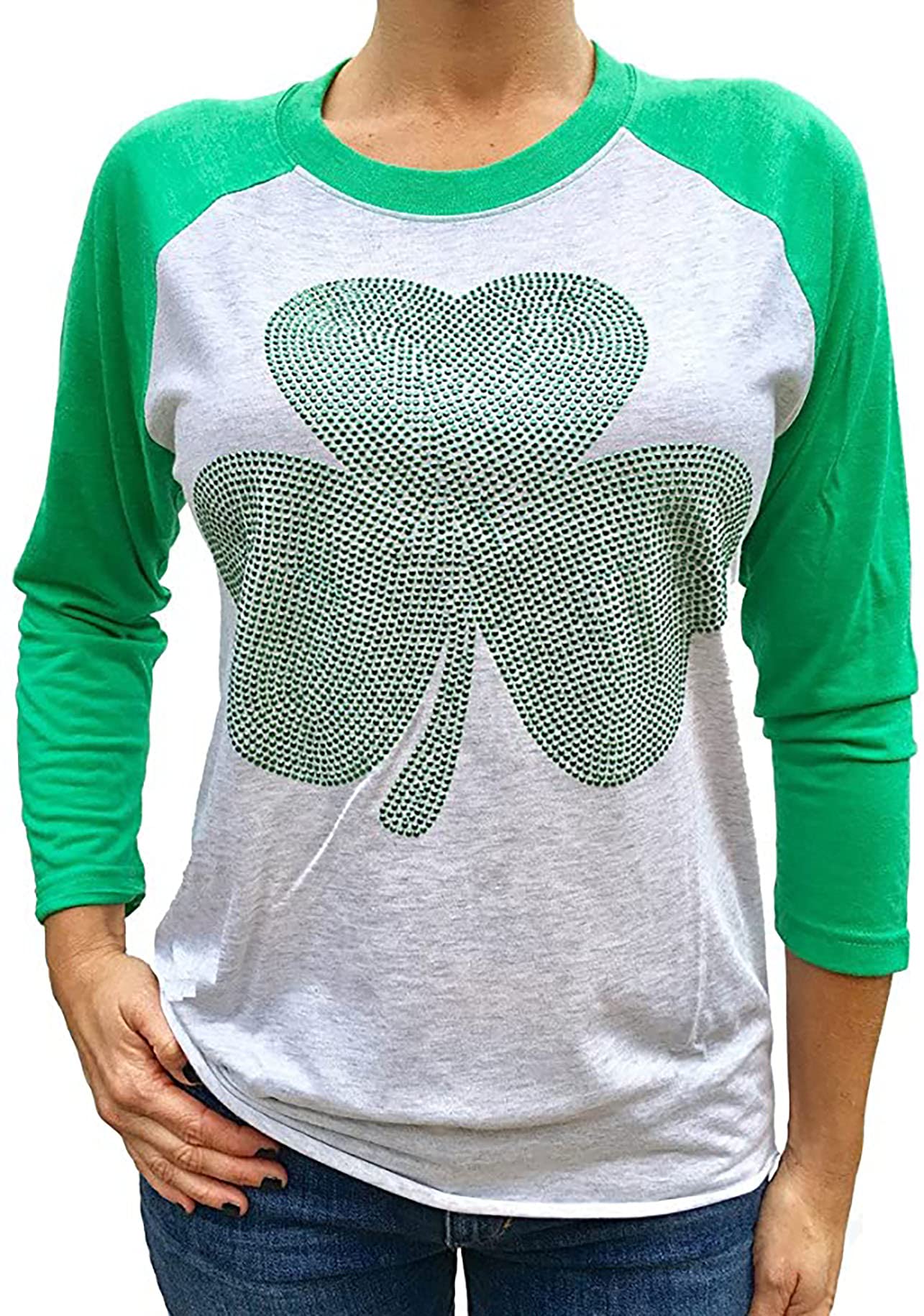 SoRock Studded Shamrock St. Patrick's Day 3/4