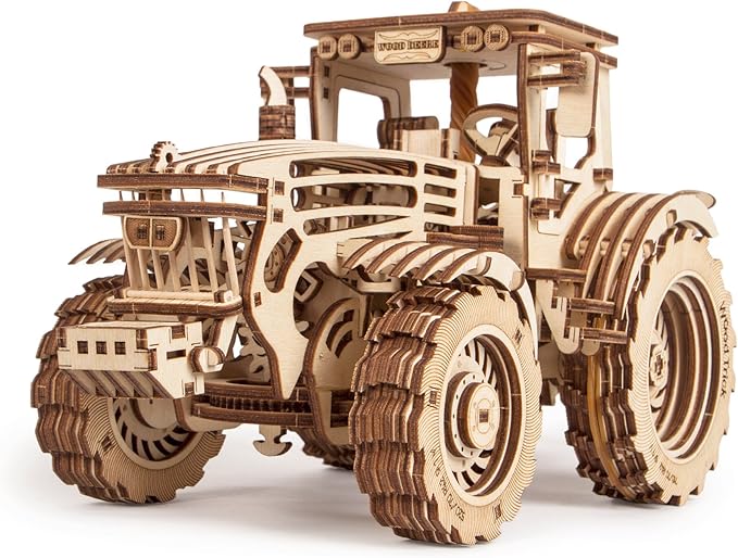 Wood Trick Puzzle mécanique en bois Puzzle 3D Tracteur Amazon.fr Jeux et Jouets