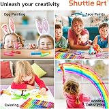 Shuttle Art 32 Colour Gouache Paint Sticks Kit Non-Toxic Quick Drying view 7