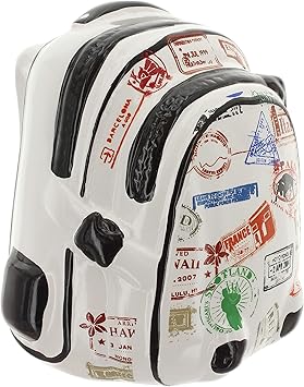 Hucha de cerámica mochila: Amazon.es: Juguetes y juegos