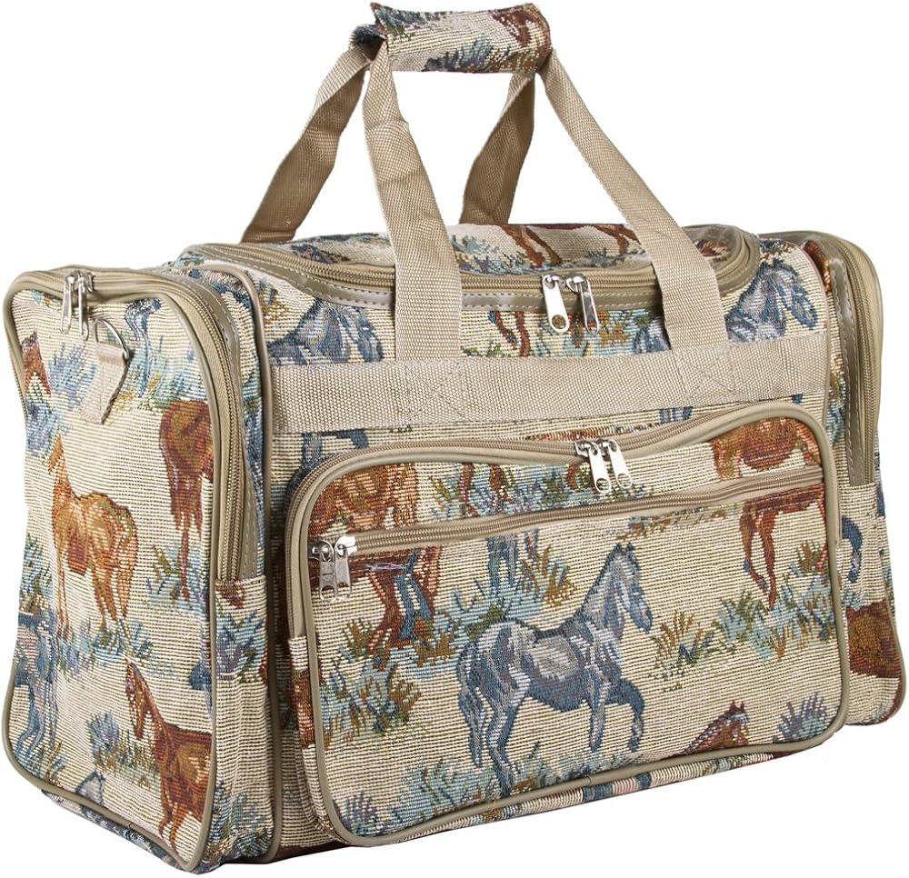 Western Horse Duffle Bag 19inch Travel Duffels