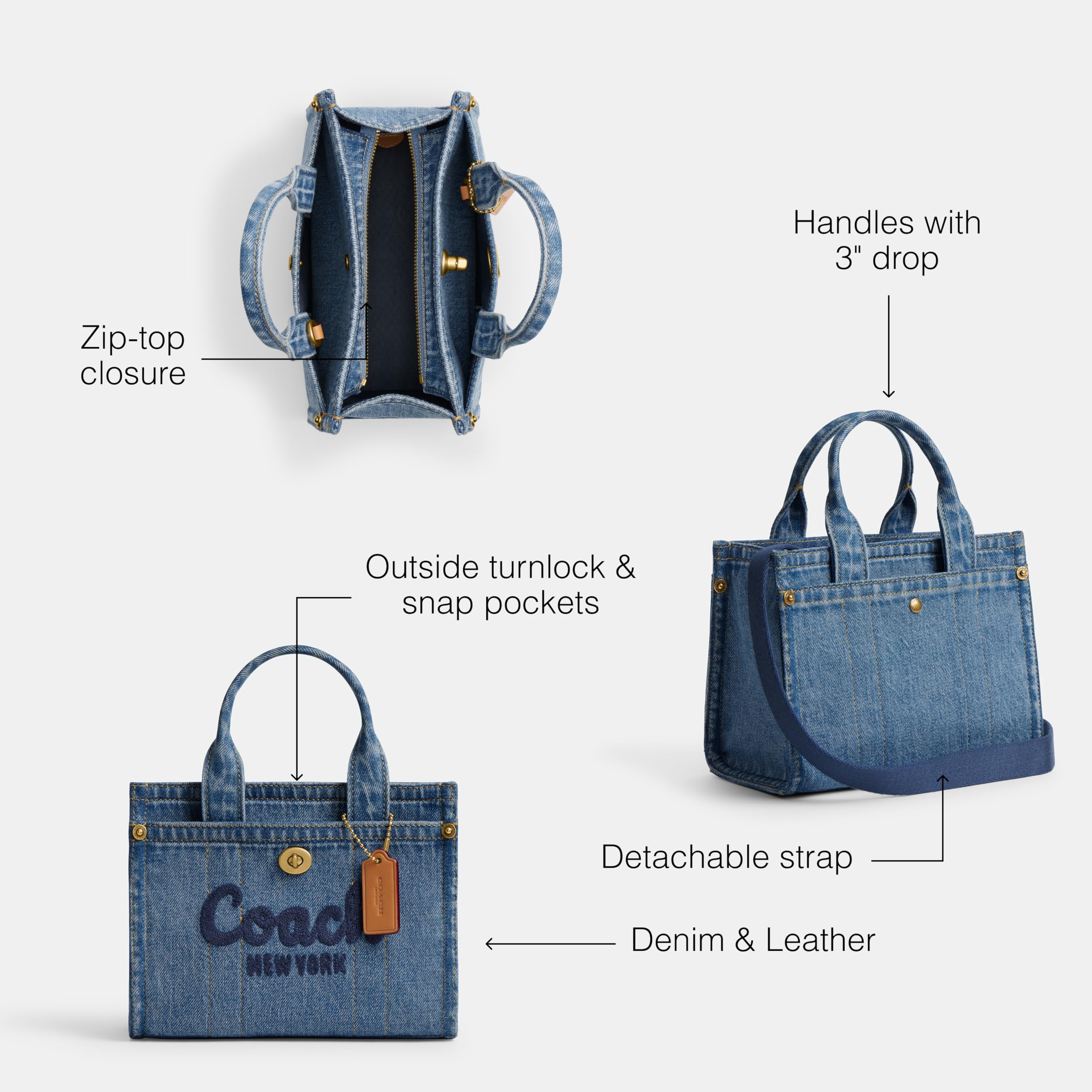 Coach womens Cargo Tote 20