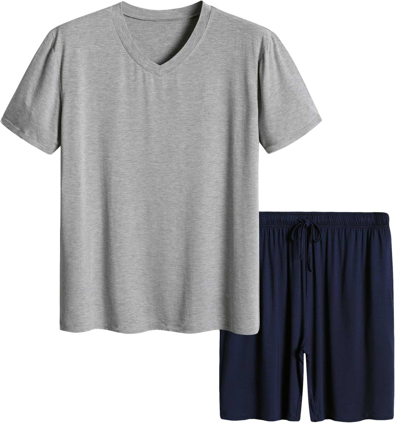 LatuzaMen’s Short Sleeves and Shorts Pajama Set