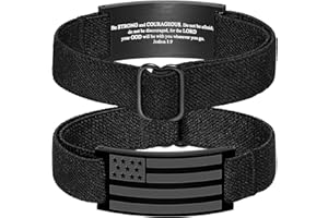 GLEZZA Bracelets for Boy Men American Flag Cross Inspirational Motivational Bracelet Bible Verse Christmas Birthday Easter Jewelry Gifts for Son Boyfriend Husband