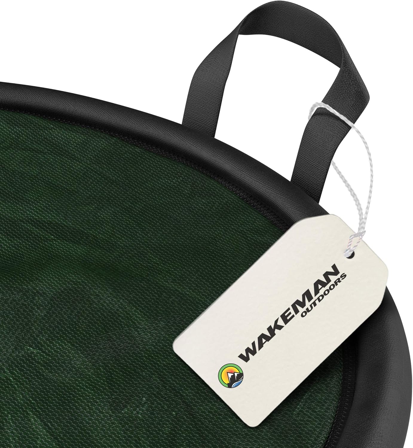 Wakeman Collapsible Trash Pop Up 44 Gallon Outdoor Portable Garbage Can with Zippered Lid – Ideal for Camping Recycling RVs: Home & Kitchen