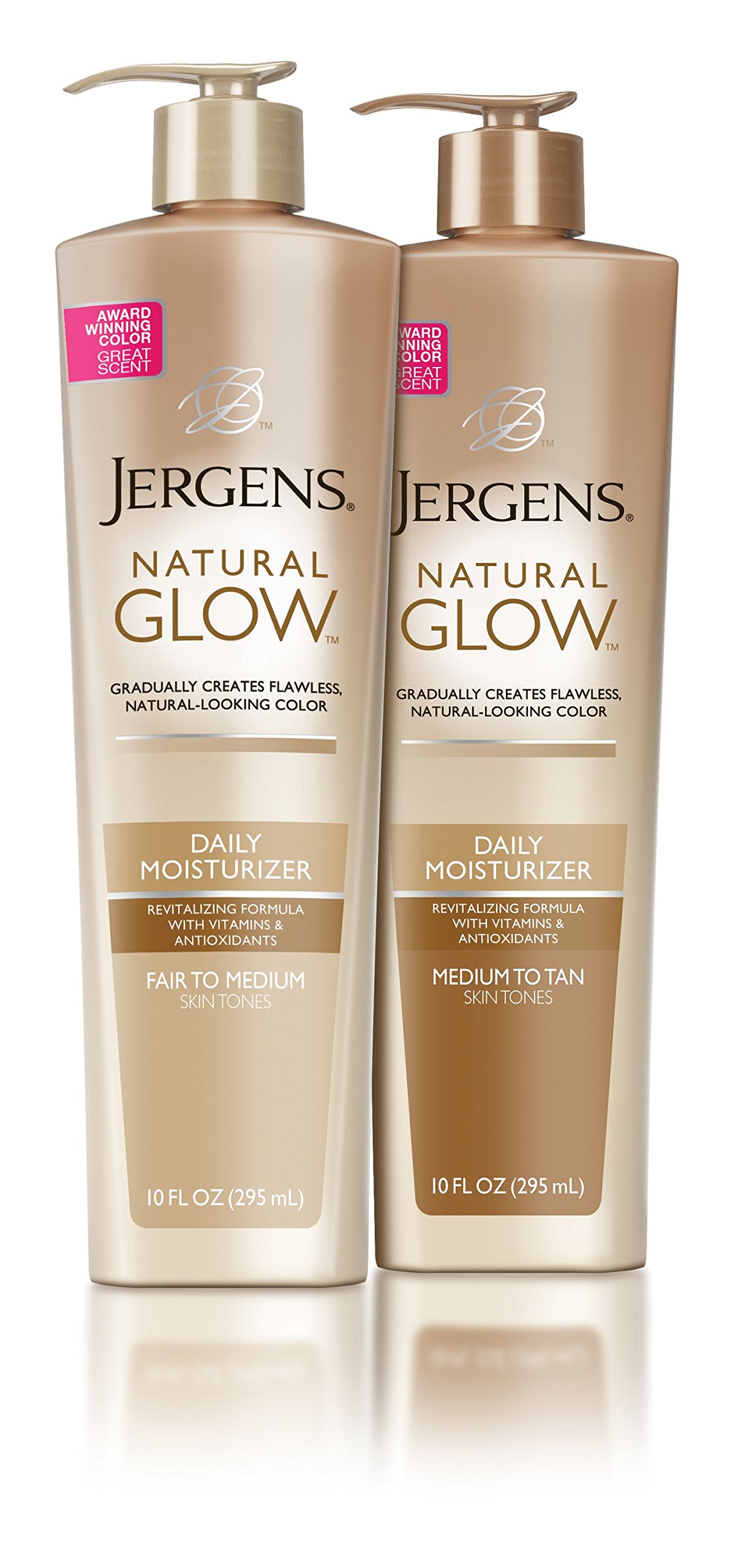 Jergens Natural Glow Daily Moisturizer for Body, Fair to Medium Skin