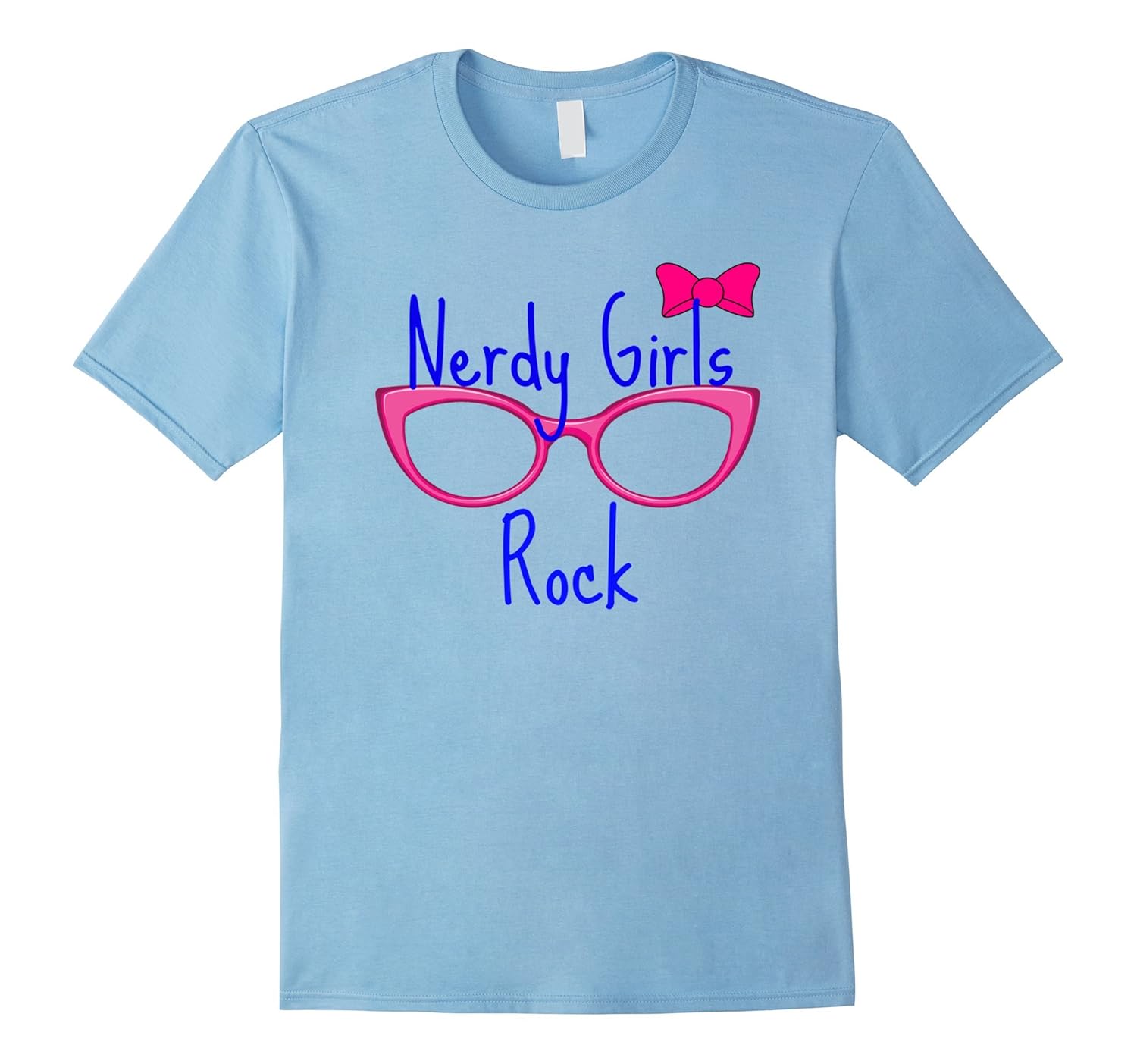 Nerdy Girls Rock T Shirt Gamer Geek Chic Fun Cute Nerd Shirt-ANZ