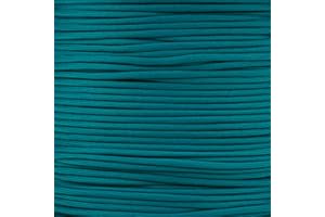 Paracord Planet Solid Color 550lb Paracord – 7 Strand Type III Nylon Cord for Indoor and Outdoor Tasks – Teal (100 ft)