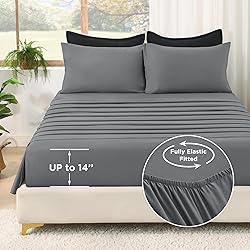 Litanika Comforter Queen Size Set Black Grey - 7