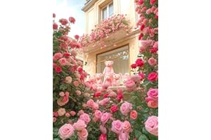 KCT GARDEN 200+ Climbing Rose Seeds for Planting Outdoors - Vibrant Vine Flower, Long-Blooming Ornamental Garden Blooms (Pink)