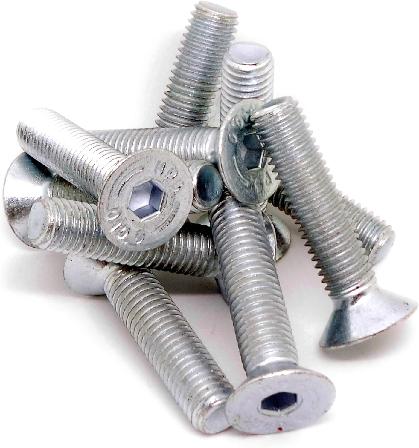 M10 (10mm x 45mm) Hex Socket Countersunk Machine Screw (Bolt) Steel