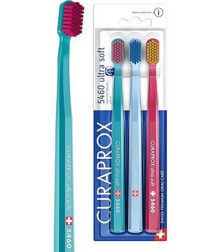 Amazon.com : Curaprox Swiss 5460 Ultra Soft Toothbrush (3 Pack