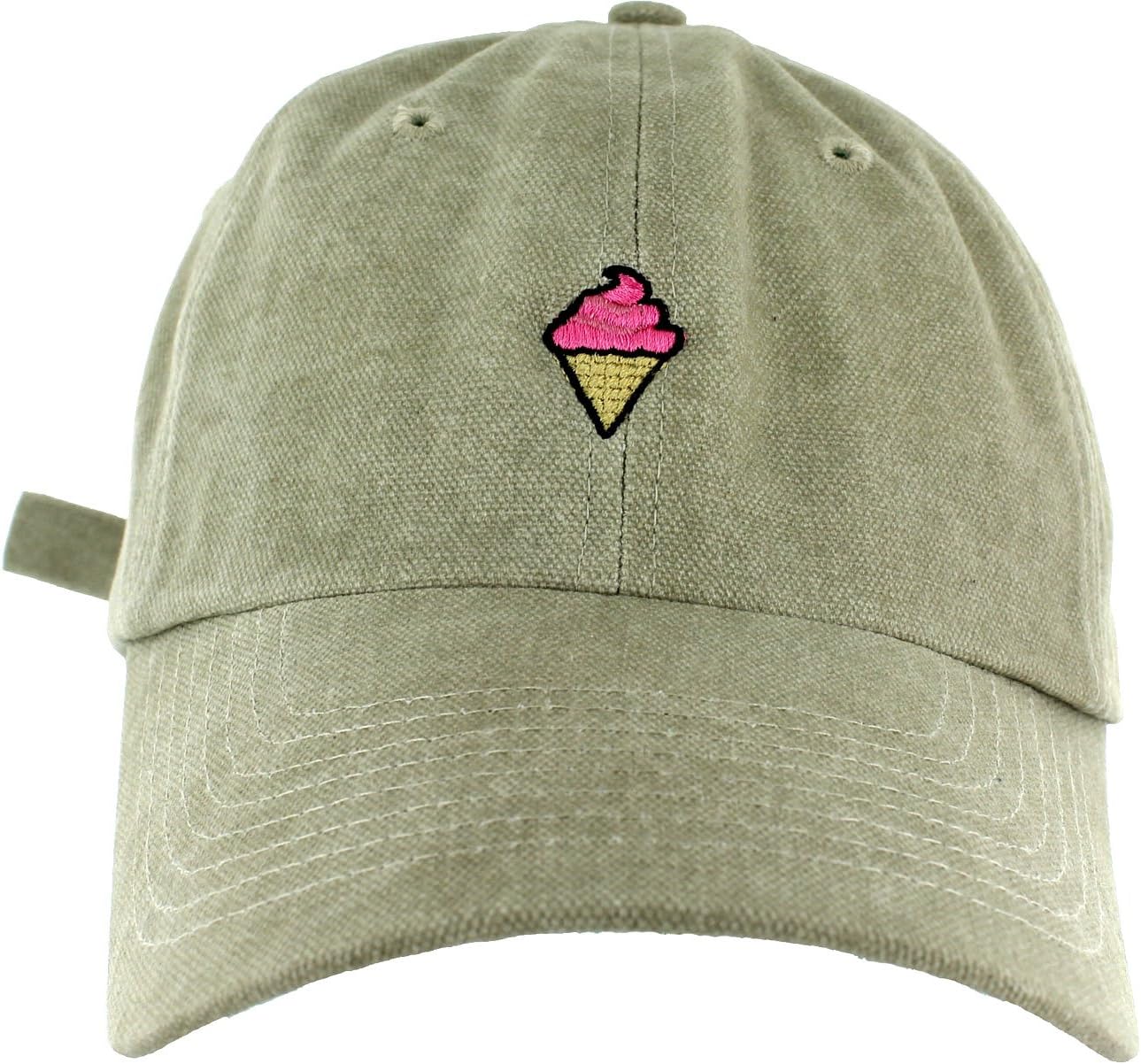 Ice Cream Dad Hat Embroidered