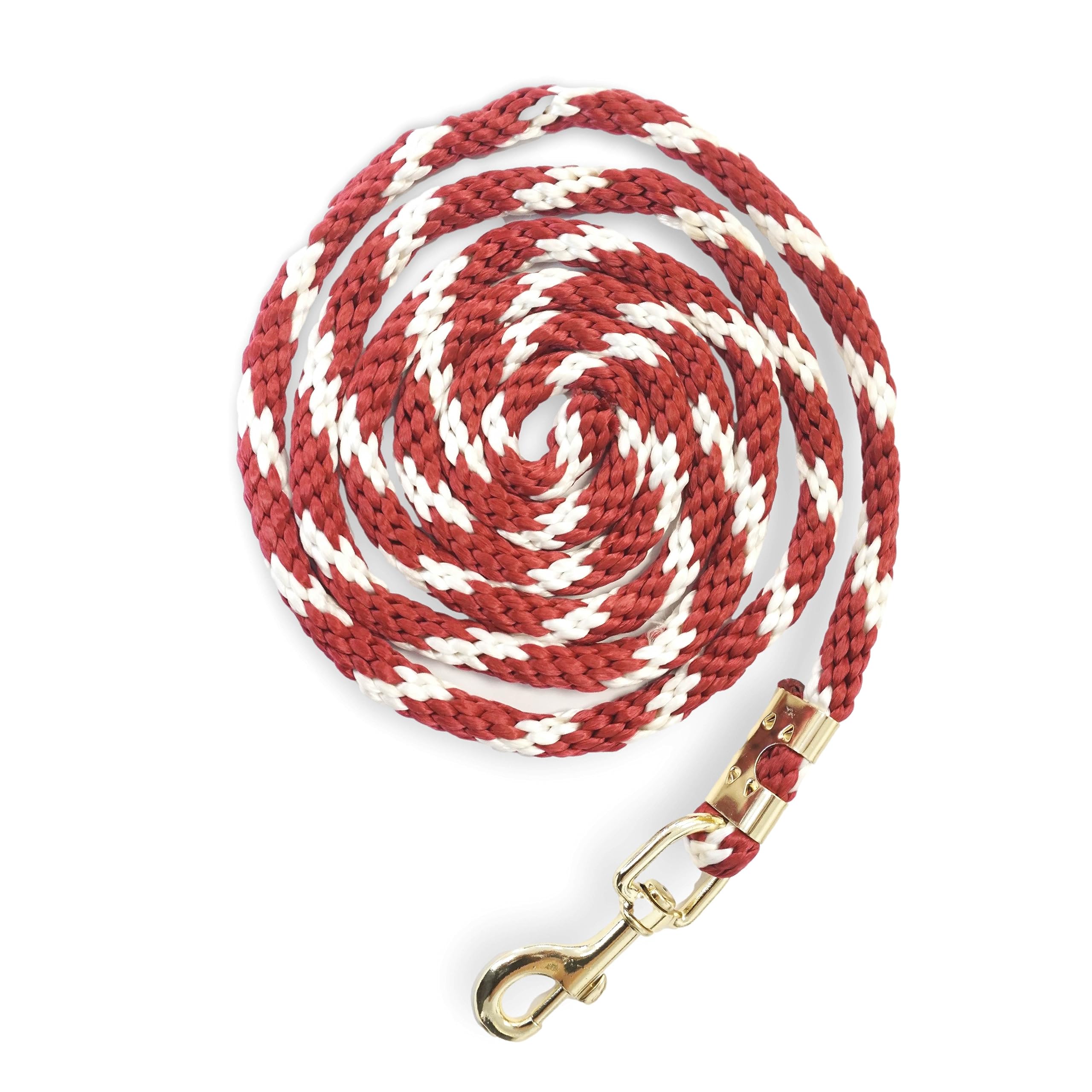Pferdelinis Horse Lead Rope, Red, 3 Meters, Geometric Pattern