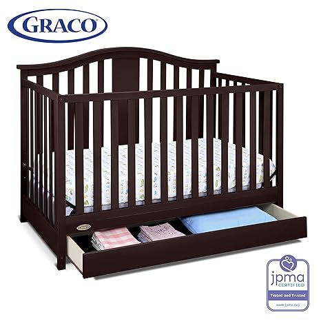 Buy Graco Solano 4 In 1 Convertible Crib With Drawer Espresso