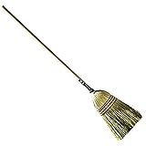 Authentic Hand Made All Broomcorn Broom (54-Inch/Medium)