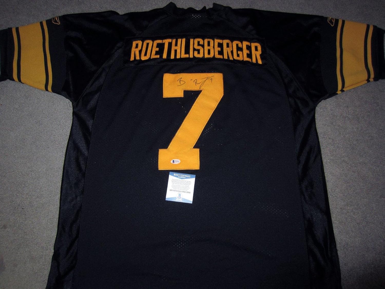 ben roethlisberger signed jersey