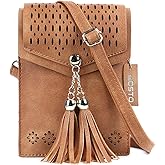 seOSTO Womens Small Crossbody Bag For Woman, Tassel Wallet Purse,Gifts For Teenage Girls