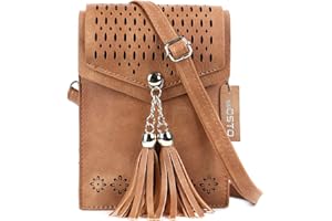 seOSTO Womens Small Crossbody Bag For Woman, Tassel Wallet Purse，Gifts For Teenage Girls