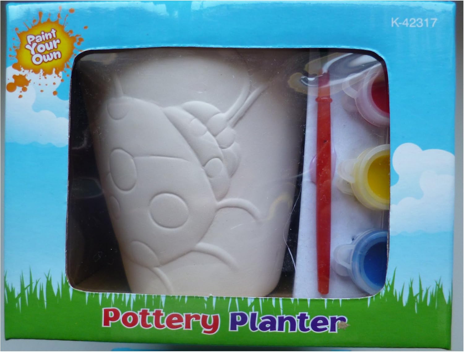 Garden Bugs Ladybird Paint Your Own Pottery Planter Plant Pot Amazon