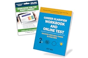 Career Clarifier Workbook and Online Career Test | Receive 15+ Best-Fit Career Recommendations | Ideal for College Grads, College Students, and Anyone Age 16+ Exploring Majors or Careers