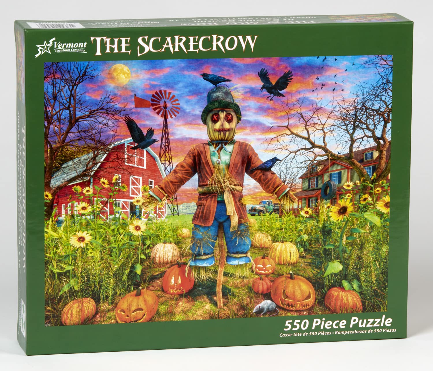 The Scarecrow Jigsaw Puzzle 550 Piece by Vermont Christmas Company