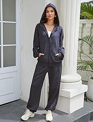 SHESHOW Womens Sweatsuits 2 Piece Set 2025 Zip up