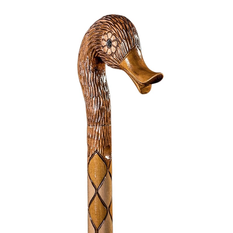 Fashionable Duck Walking Cane for Women Wooden Walking