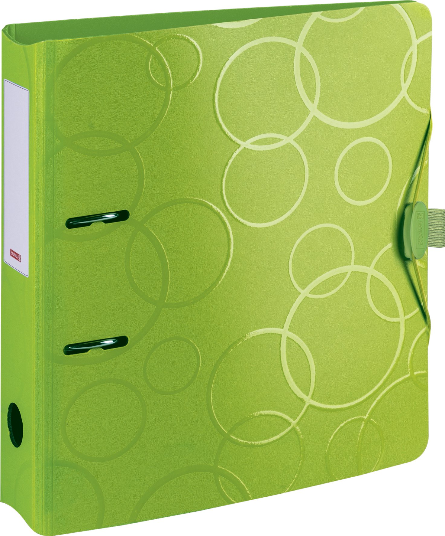 Brunnen Colour Code Binder Made from Durable Plastic, Poly Foam 7 cm Rückenbreite grün/Kiwi