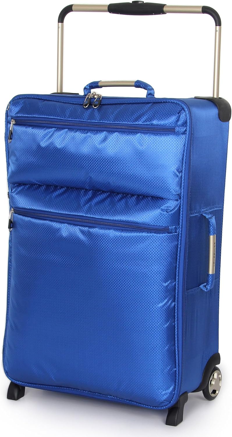 IT Luggage 24'' Blue World's Lightest Luggage 24 Inch Blue