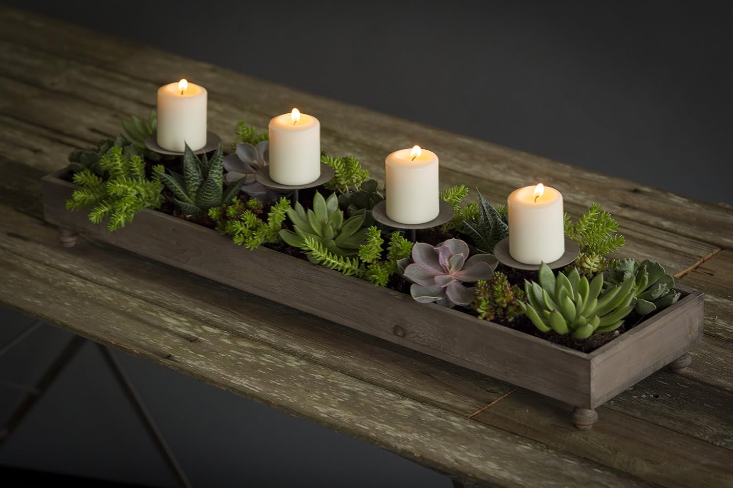 Table Planter/Candle Holders
