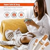 Warmer Luxury Heated Throw Blanket with Digital Controller 9 Heat Settings 9h view 6