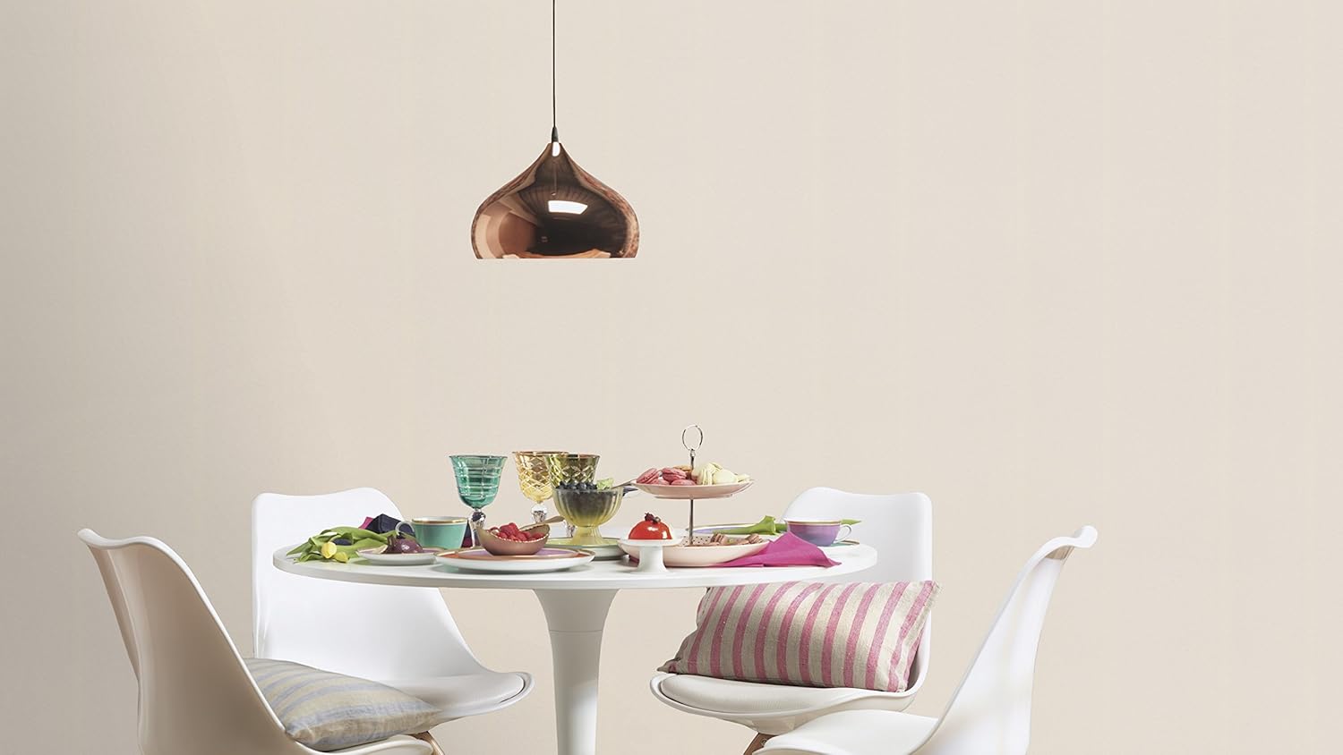 Rasch 607789 Non-Woven Wallpaper, Plain Beige, 0.53 m x 10.05 m - Image 5