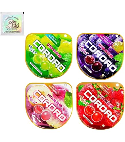 Amazon.com : Cororo - Fruit Taste- Gummy Candy,Japanese- Uha